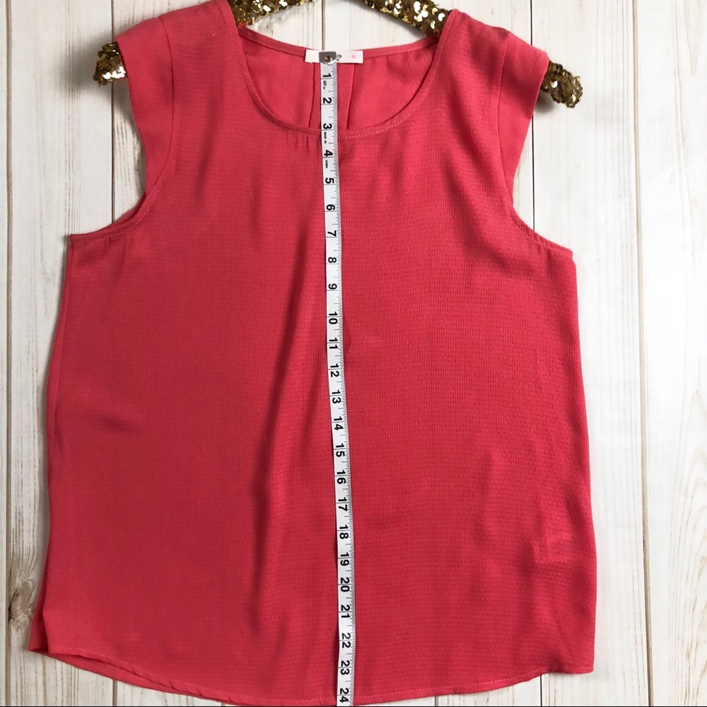 ❗️Last 3! S-L Coral sleeveless top - Picture 7 of 7